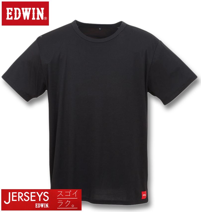 礭 EDWIN JERSEYS  ȥå Ⱦµ T ֥å 3L 4L 5L 6L 7L 8L