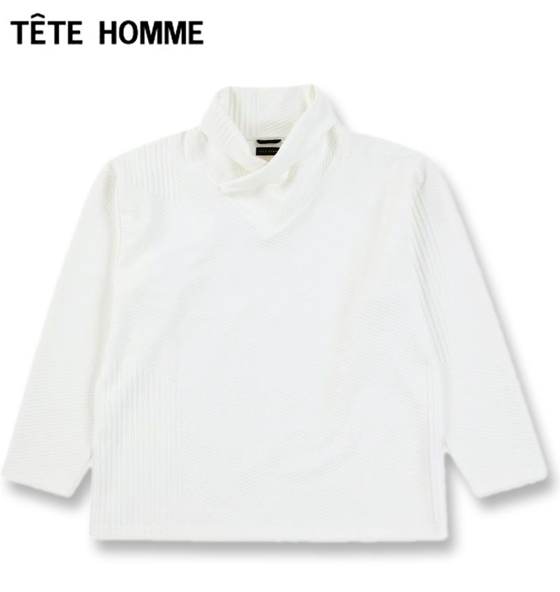 �礭�������� TETE HOMME �Х������ѥͥ��� �ܥ�塼��ͥå� Ĺµ T����� �ۥ磻�� 3L 4L 5L 6L ����̵��