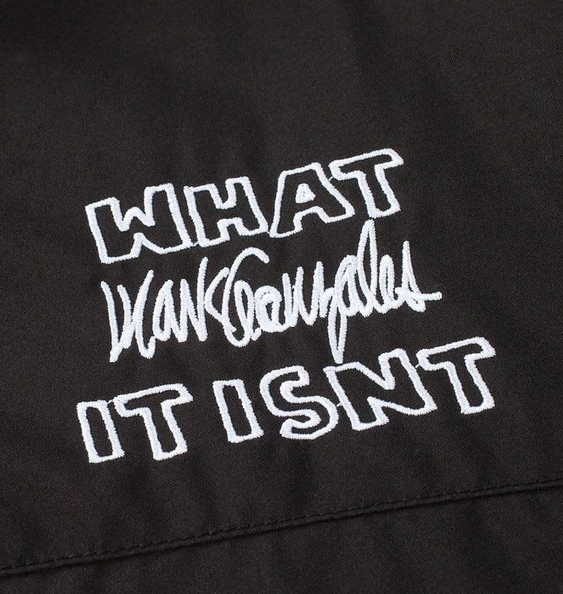 大きいサイズ (What it isNt) 防風 スタンドカラー 中綿ジャケット