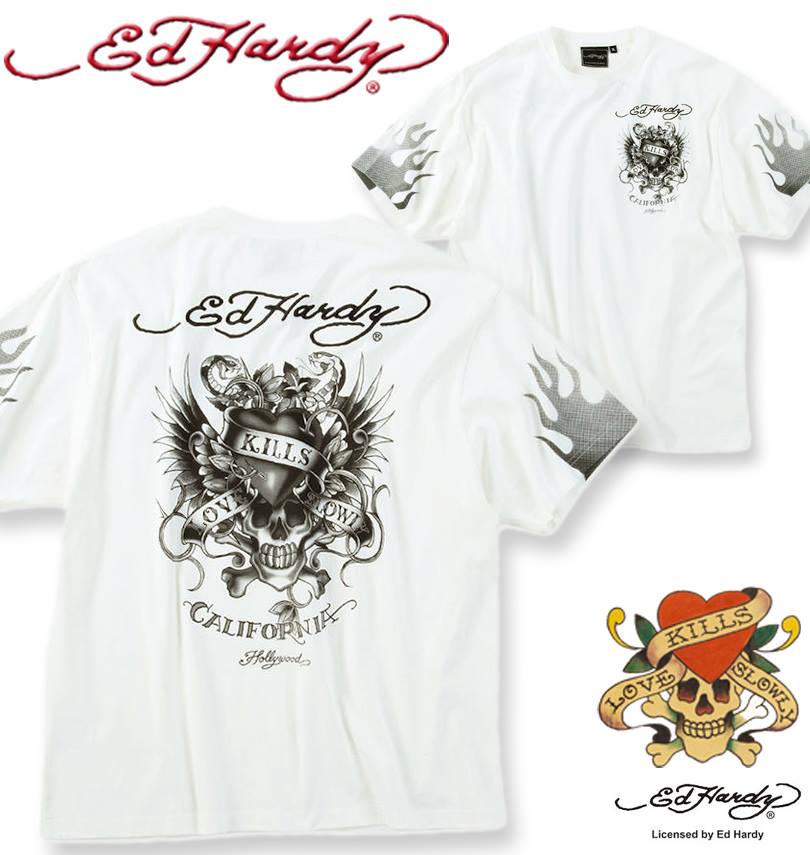 礭 Ed Hardy ŷ ɽ&ץ Ⱦµ T եۥ磻 3L 4L 5L 6L ̵