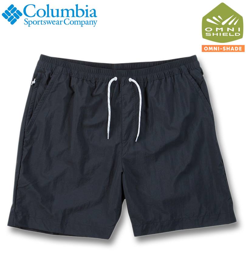 大きいサイズ Columbia サマー ドライ ショーツ 水陸両用 ブラック 1X