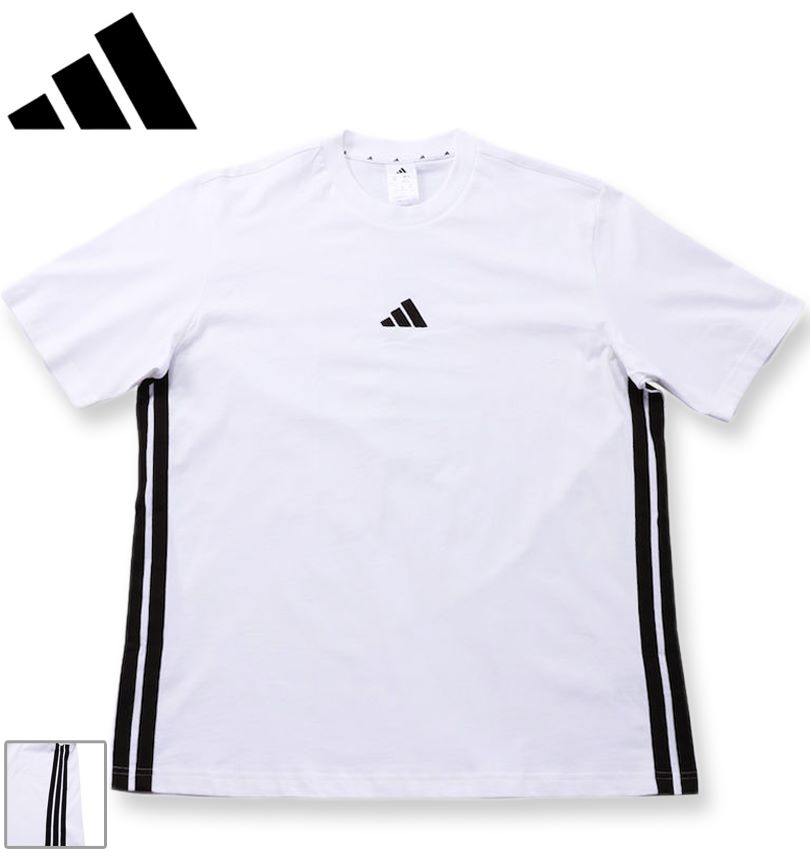 �礭�������� adidas ���ǥ����� ESS 3ST Ⱦµ T����� �ۥ磻�� 3XL 4XL 5XL ����̵��