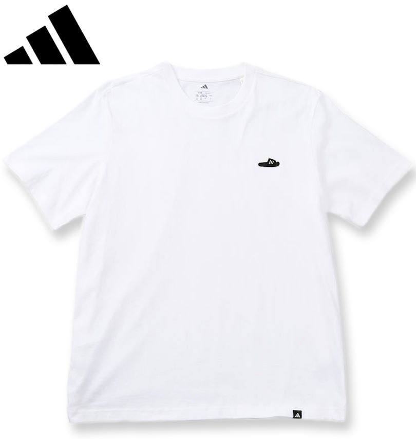 �礭�������� adidas ���ǥ����� SLIDE Ⱦµ T����� �ۥ磻�� 3XL 4XL 5XL