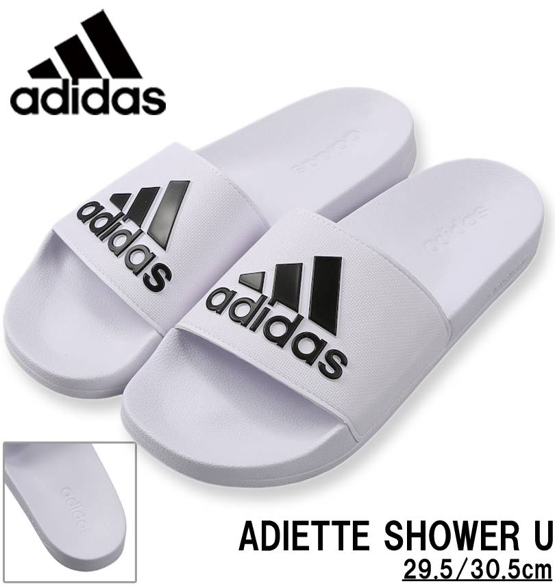 礭 adidas ǥ  ADIETTE SHOWER U եåȥۥ磻 29.5cm 30.5cm