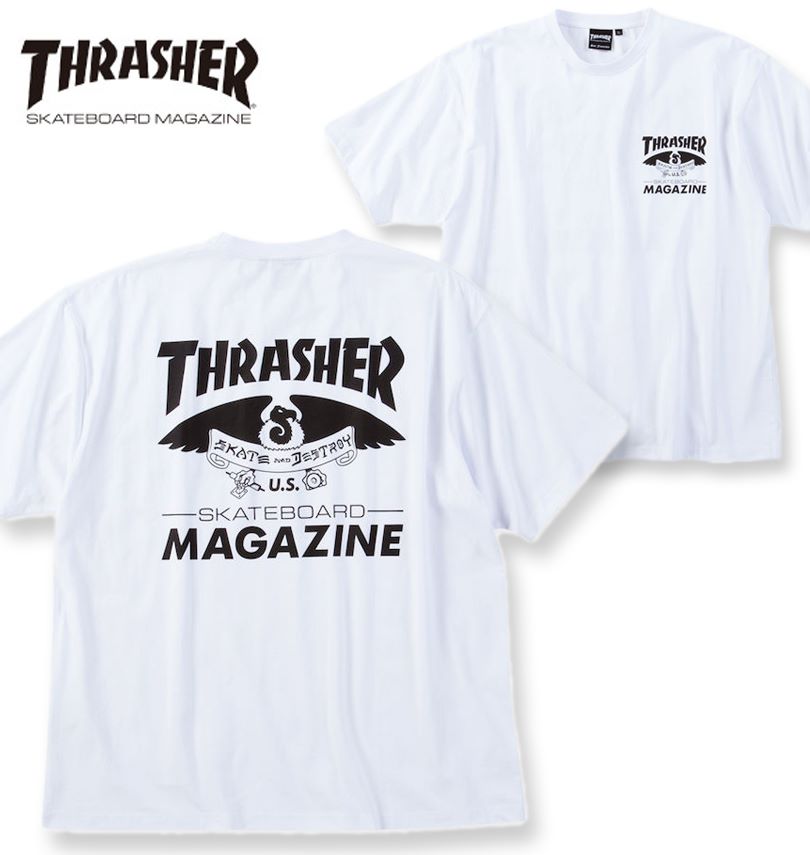 �礭�������� THRASHER Emblem Ⱦµ T����� �ۥ磻�� 3L 4L 5L 6L 8L ����̵��