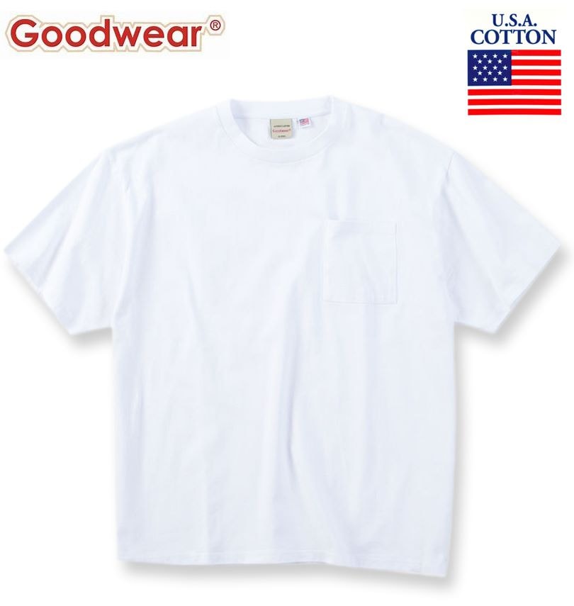 礭 Goodwear USAåȥ ݥå Ⱦµ T ۥ磻 3L 4L 5L 6L 7L 8L ̵