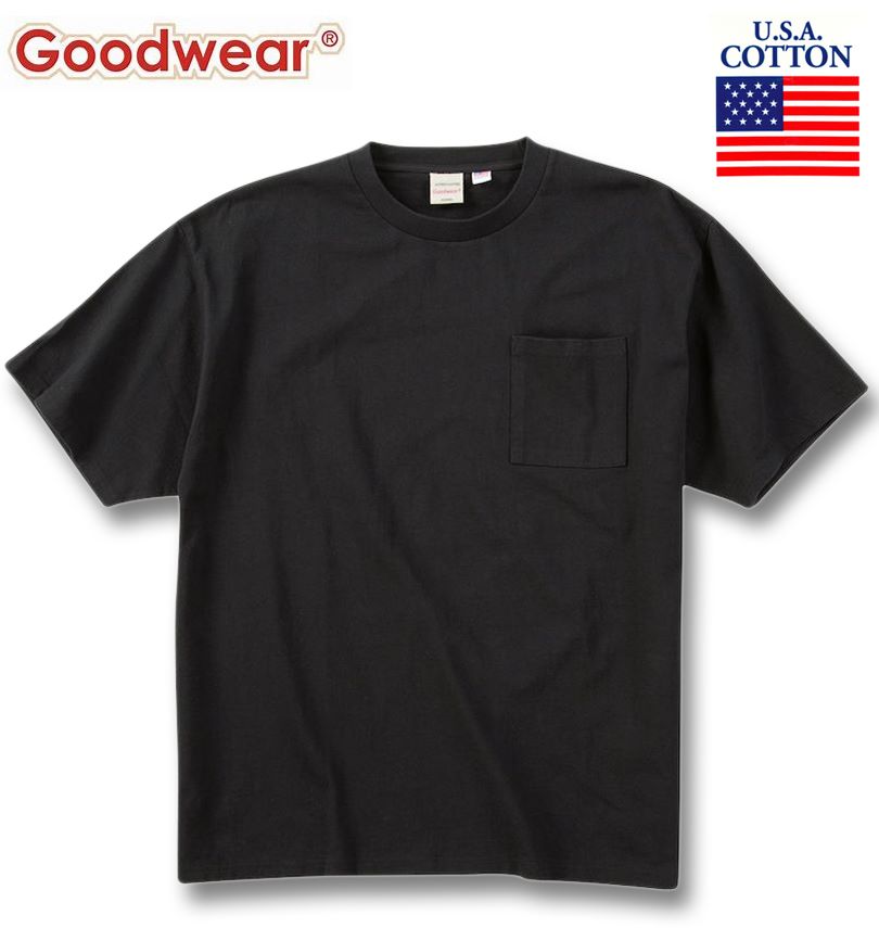 礭 Goodwear USAåȥ ݥå Ⱦµ T ֥å 3L 4L 5L 6L 7L 8L ̵