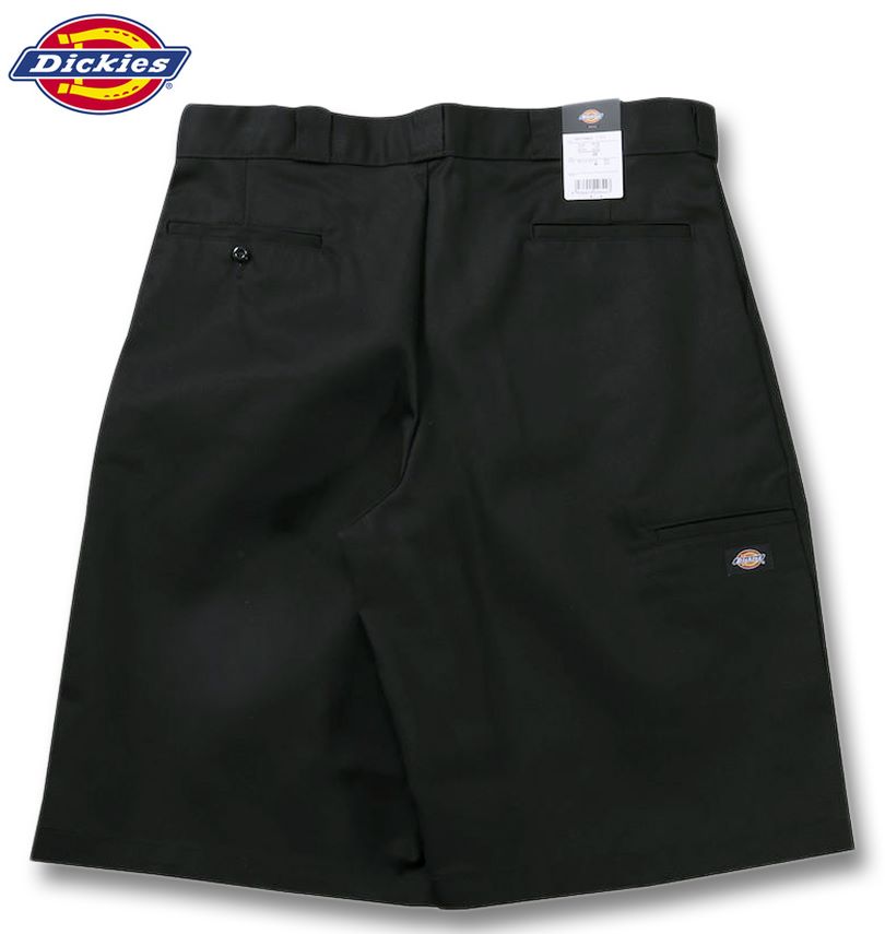 パッチワークデザイン ショートパンツ ブラック系 大きいサイズ DICKIES 42283 ワークショーツ ハーフパンツ ブラック 38
