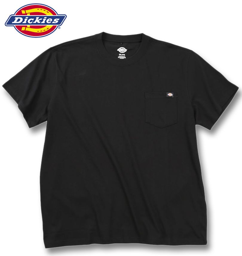 �礭�������� DICKIES �إӡ� ���㡼���� �ݥ��å��� Ⱦµ T����� �֥�å� 2XL 3XL 4XL 5XL ����̵��
