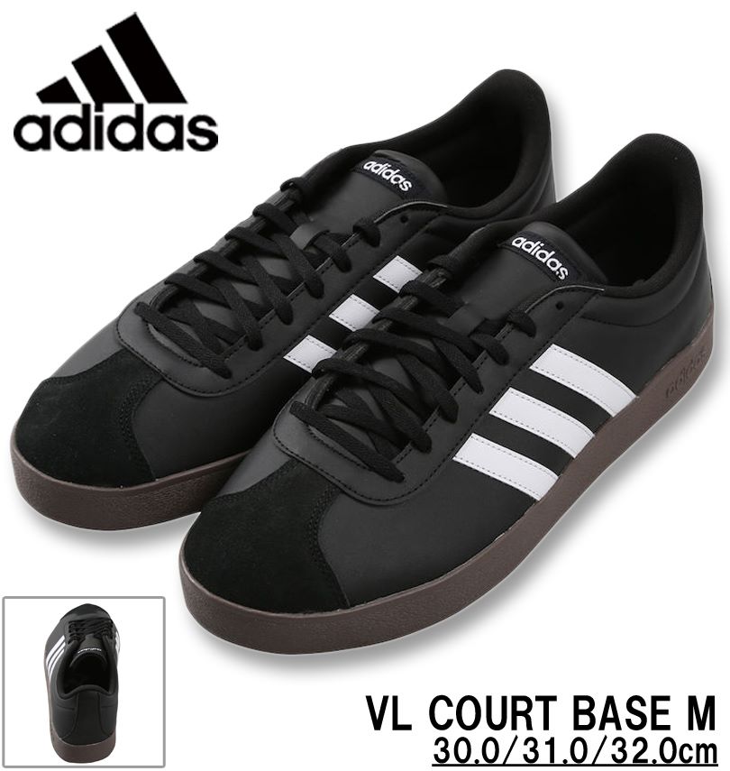 礭 adidas ǥ ˡ (VL COURT BASE M) ֥å 30cm 31cm 32cm ̵