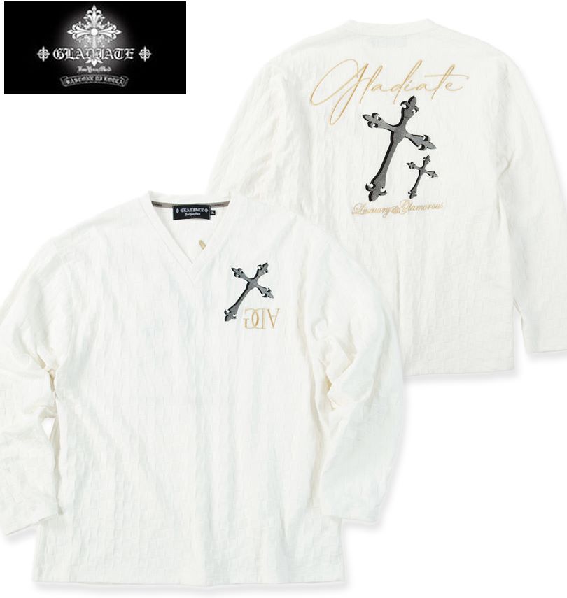 礭 GLADIATE ɽ ֥å㥬 Ĺµ Vͥå T ۥ磻 3L 4L 5L 6L ̵