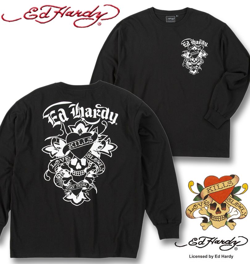礭 Ed Hardy ŷ ץ Ĺµ T ֥åߥС 3L 4L 5L 6L ̵