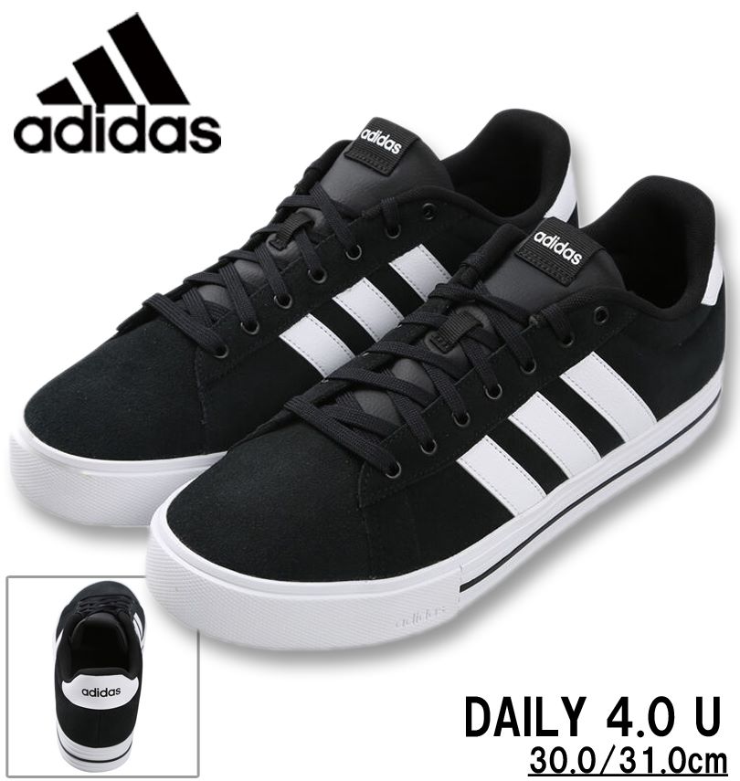 礭 adidas ǥ ˡ DAILY 4.0 U ֥å 30cm 31cm ̵