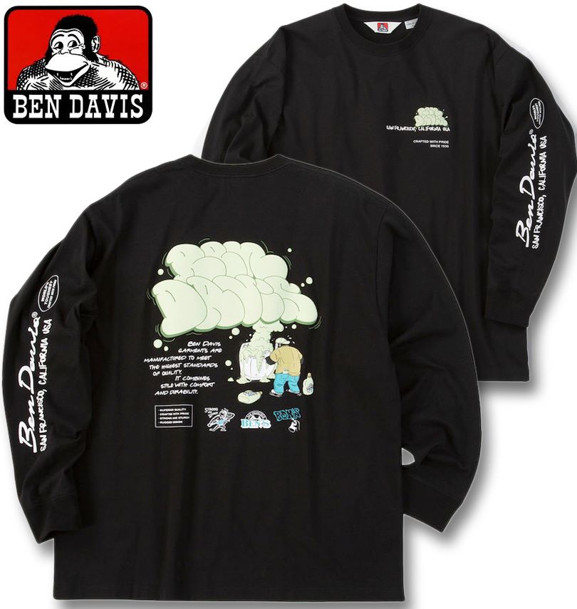 �礭�������� BEN DAVIS �Х֥�ץ��� Ĺµ T����� �֥�å� 3L 4L 5L 6L ����̵��