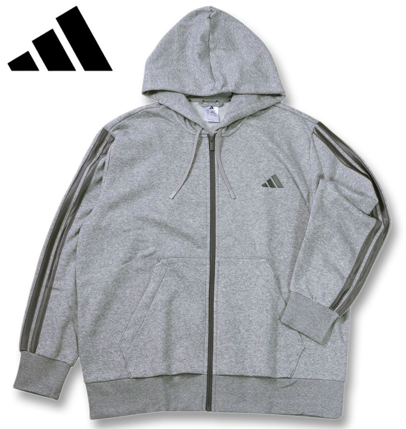 �礭�������� adidas ���ǥ����� ESS HLD FZ �������å� �ա��ǥ� �ѡ����� �ߥǥ����॰�졼�إ��� 4XL 5XL ����̵��