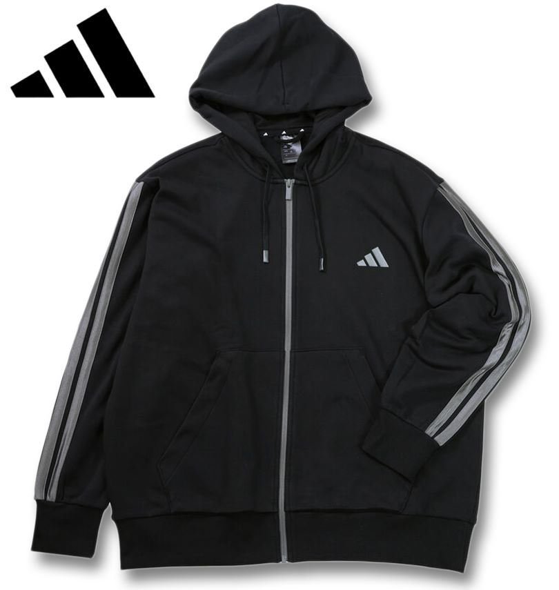 礭 adidas ǥ ESS HLD FZ å աǥ ѡ ֥å 4XL 5XL ̵