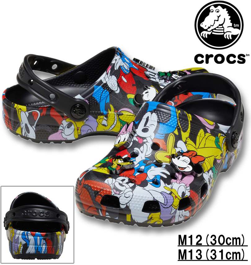 �礭�������� crocs �����å��� ������� MICKEY AND FRIENDS CLASSIC CLOG �ޥ�� M12/30cm M13/31cm ����̵��