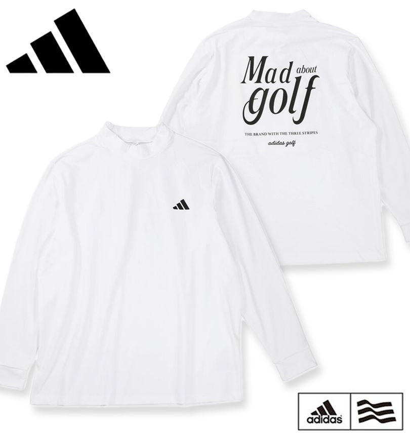�礭�������� adidas golf ���ǥ���������� �Хå�����ե��å� Ĺµ ��å��ͥå������ �ۥ磻�� 3XL 4XL 5XL ����̵��