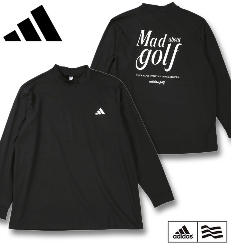 �礭�������� adidas golf ���ǥ���������� �Хå�����ե��å� Ĺµ ��å��ͥå������ �֥�å� 3XL 4XL 5XL ����̵��