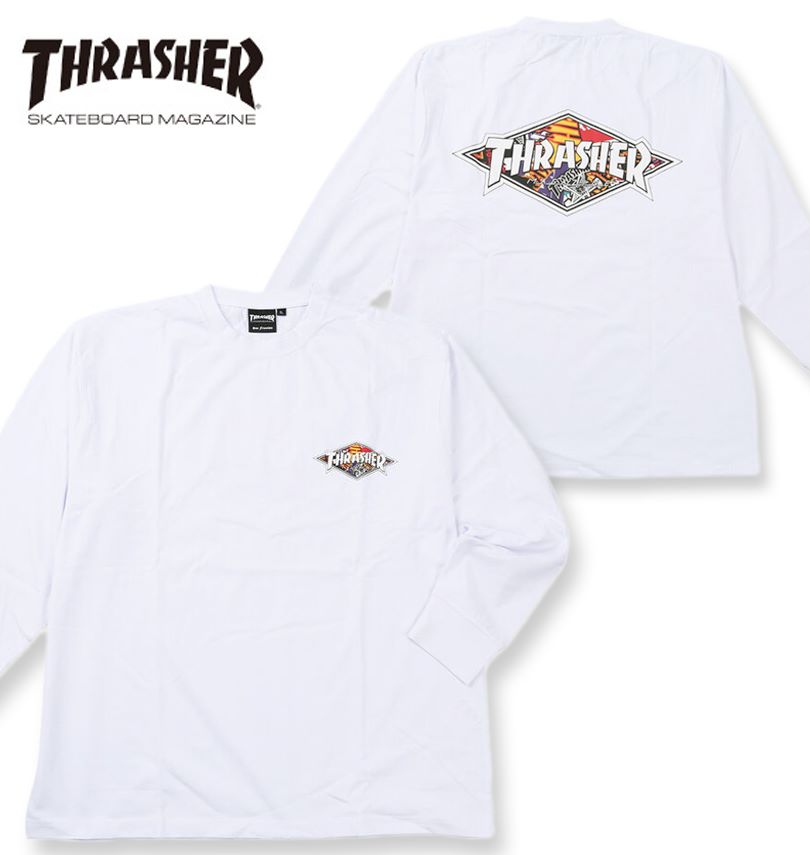 �礭�������� THRASHER Diamond Logo Ĺµ T����� �ۥ磻�� 3L 4L 5L 6L 8L ����̵��