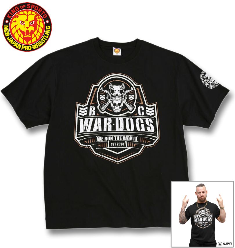 �礭�������� �����ܥץ��쥹 BULLET CLUB WAR DOGS ��WE RUN THE WORLD�� Ⱦµ T����� �֥�å��ߥ������ 3L 4L 5L 6L 8L ����̵��