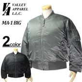 �礭�������� VALLEY APPAREL �Х쥤���ѥ�� MA-1 �ե饤�� ���㥱�å� 3L 4L 5L ����̵��