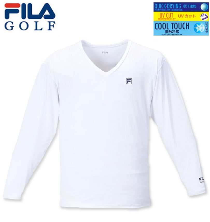 �礭�������� FILA GOLF V�ͥå� ����ʡ������ �ۥ磻�� 3L 4L 5L 6L ����̵��