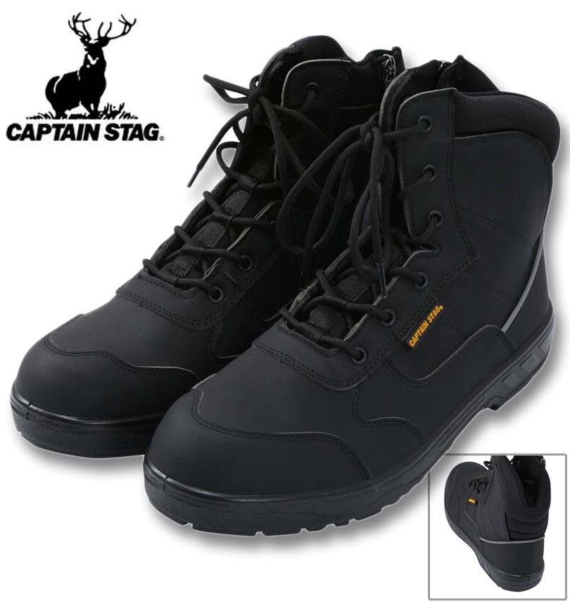 �礭�������� CAPTAIN STAG �ϥ����å� �����եƥ����塼�� ������ �֥�å� 29cm 30cm ����̵��