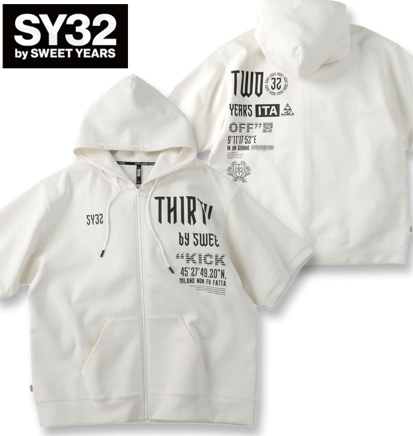 �礭�������� SY32 by SWEET YEARS �����ƥ��� Ⱦµ �ե른�å� �ѡ����� �ۥ磻�� 3L 4L 5L 6L ����̵��