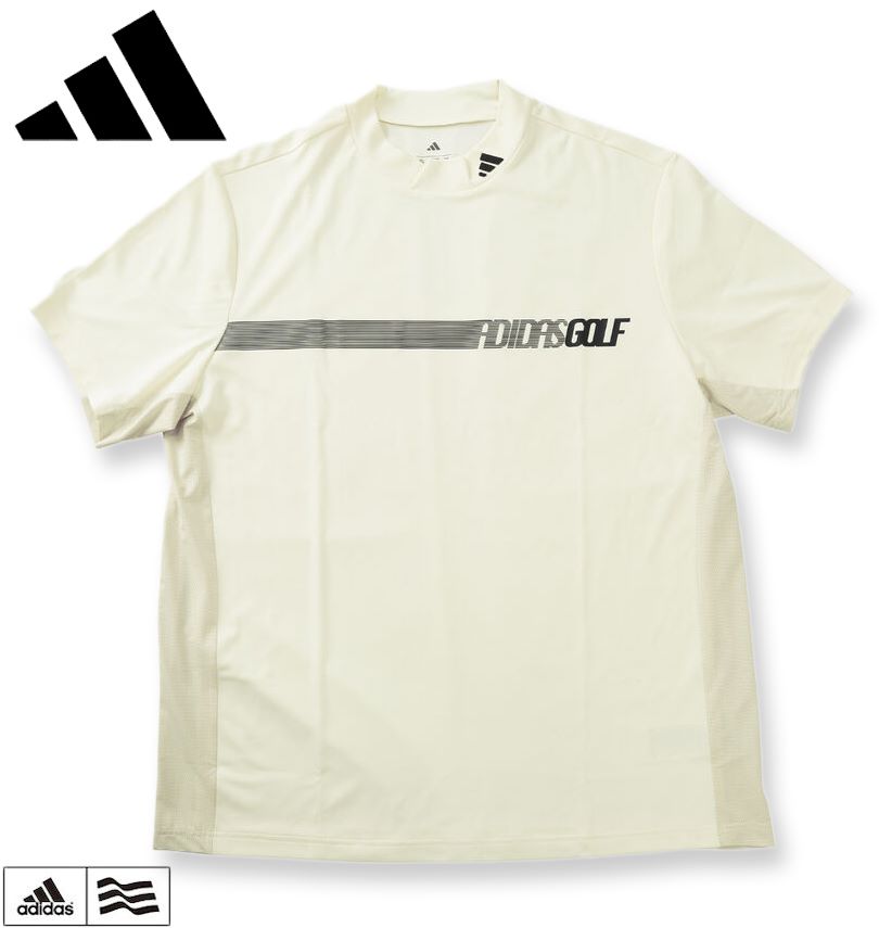 �礭�������� adidas golf ���ǥ���������� CLIMACOOL ��å��ͥå� �����ɥ�å��� Ⱦµ ����� �ۥ磻�� 4XL 5XL ����̵��