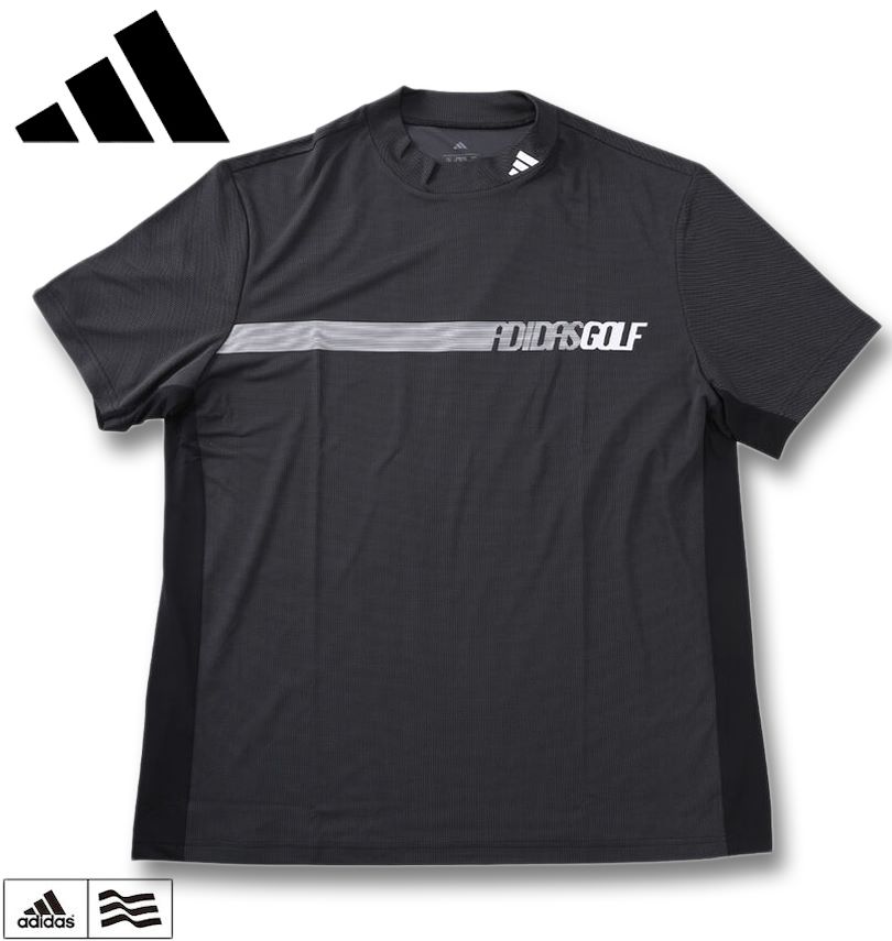 �礭�������� adidas golf ���ǥ���������� CLIMACOOL ��å��ͥå� �����ɥ�å��� Ⱦµ ����� �֥�å� 4XL 5XL ����̵��