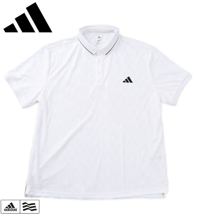 �礭�������� adidas golf ���ǥ���������� CLIMACOOL �������ʥ른�㥬���� Ⱦµ ����� �ۥ磻�� 4XL 5XL ����̵��
