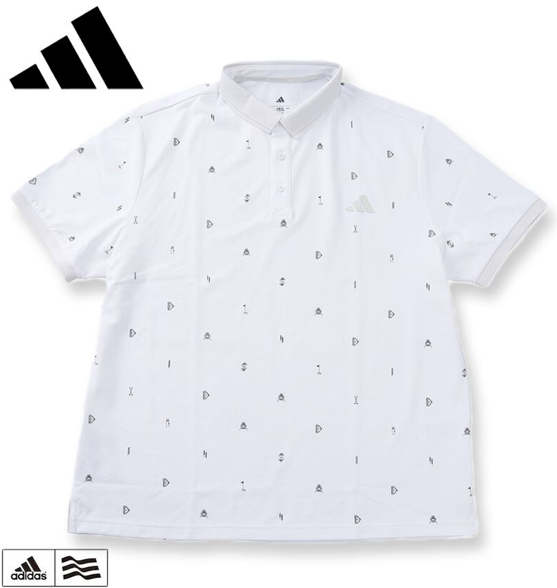 �礭�������� adidas golf ���ǥ���������� CLIMACOOL ��Υ���� Ⱦµ �ݥ������ �ۥ磻�� 4XL 5XL ����̵��