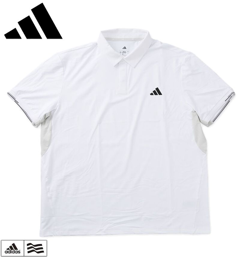 �礭�������� adidas golf ���ǥ���������� �ܿ��䴶 ��˥С����� �٥���졼����� Ⱦµ ����� �ۥ磻�� 4XL 5XL ����̵��