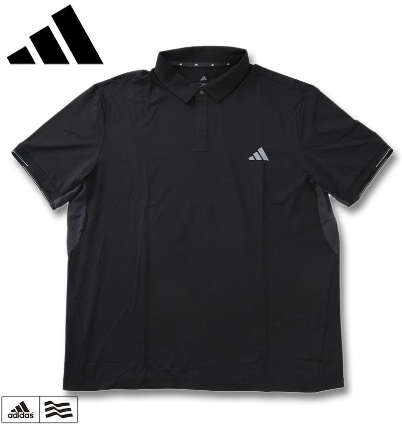 �礭�������� adidas golf ���ǥ���������� �ܿ��䴶 ��˥С����� �٥���졼����� Ⱦµ ����� �֥�å� 4XL 5XL ����̵��