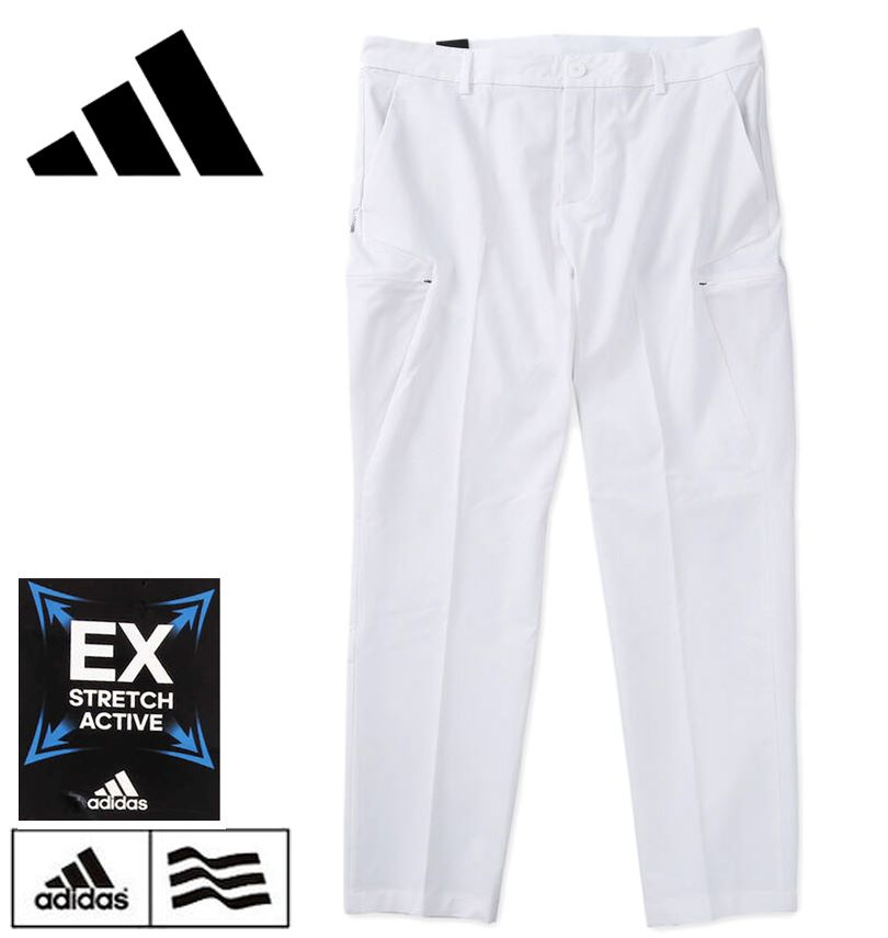 �礭�������� adidas golf ���ǥ���������� CLIMACOOL EX-STRETCH ACTIVE �����ɥݥ��å� ���󥯥�ѥ�� �ۥ磻�� 104cm 108cm ����̵��