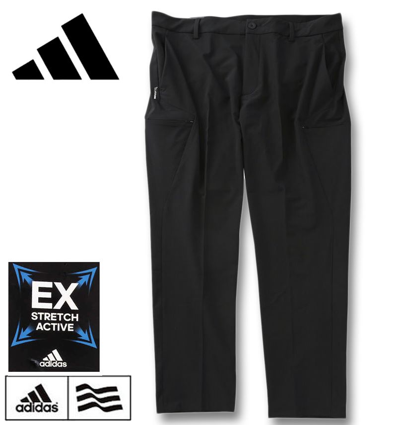 �礭�������� adidas golf ���ǥ���������� CLIMACOOL EX-STRETCH ACTIVE �����ɥݥ��å� ���󥯥�ѥ�� �֥�å� 104cm 108cm ����̵��