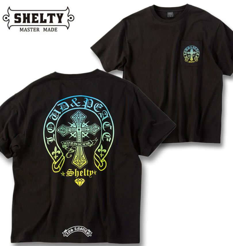 �礭�������� SHELTY ŷ�� ����ǡ������ �ץ��� �ݥ��å��� Ⱦµ T����� �֥�å� 3L 4L 5L 6L 8L ����̵��