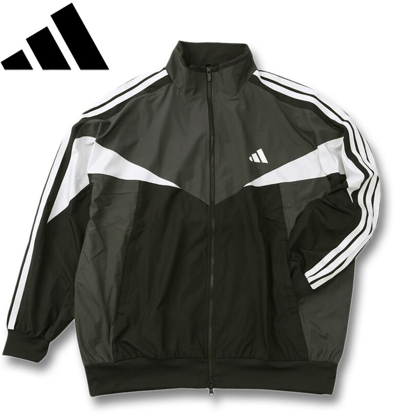 �礭�������� adidas ���ǥ����� ESS CB �����֥� ���㥱�å� �֥�å� 4XL 5XL