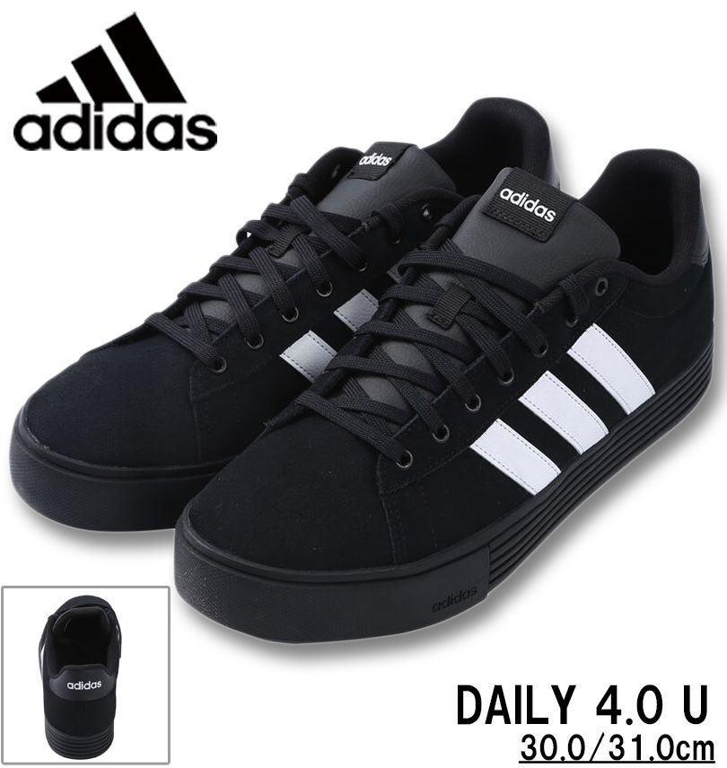 �礭�������� adidas ���ǥ����� ���ˡ����� (DAILY 4.0 U) �����֥�å� 30cm 31cm ����̵��