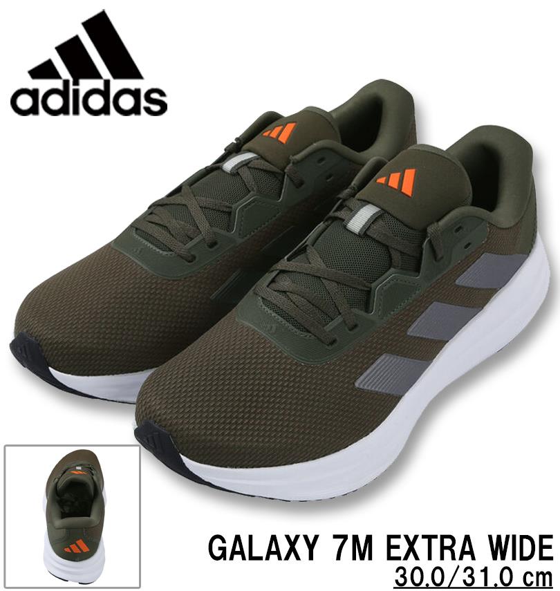 �礭�������� adidas ���ǥ����� ���ˡ����� (GALAXY 7M EXTRA WIDE) ����ɡ����꡼�� 30cm 31cm ����̵��