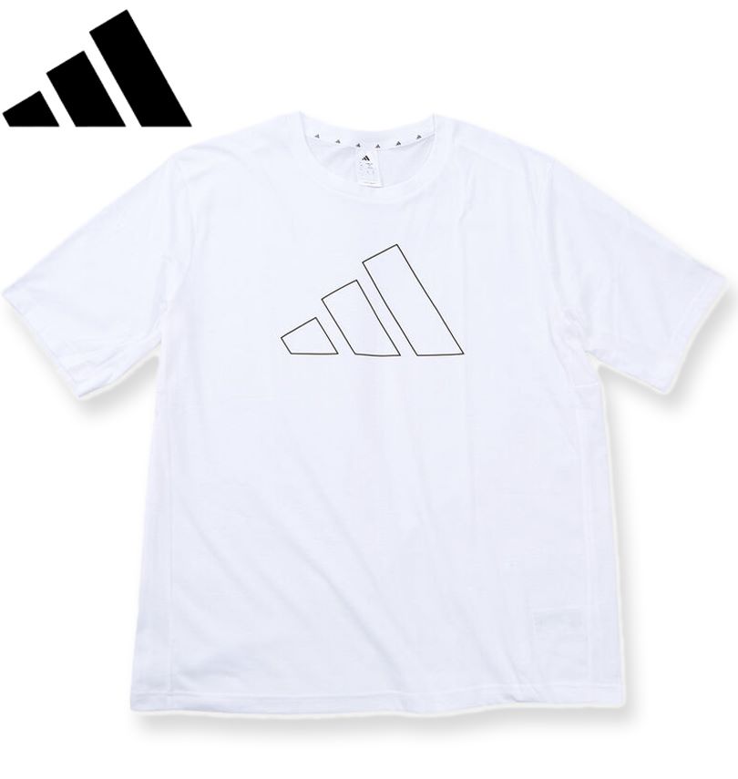 �礭�������� adidas ���ǥ����� WO-ES FR LOGO Ⱦµ T����� �ۥ磻�� 4XL 5XL