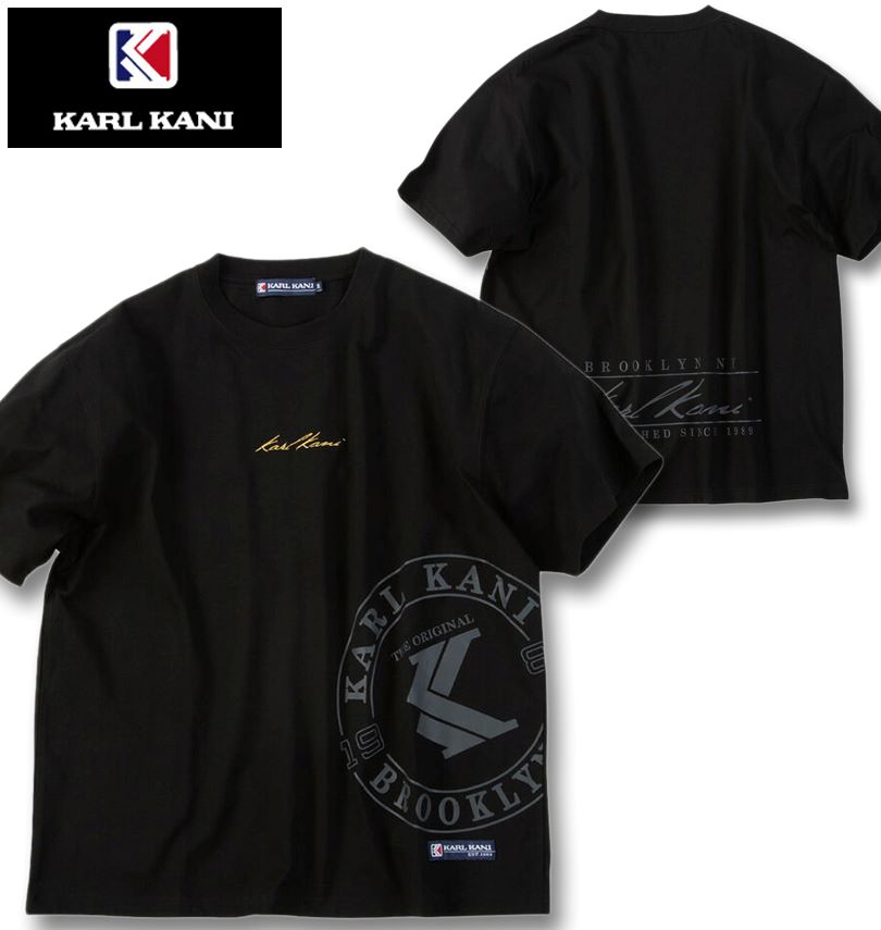 �礭�������� KARL KANI ŷ�� ���� �ץ��� Ⱦµ T����� �֥�å� 3L 4L 5L 6L 8L ����̵��