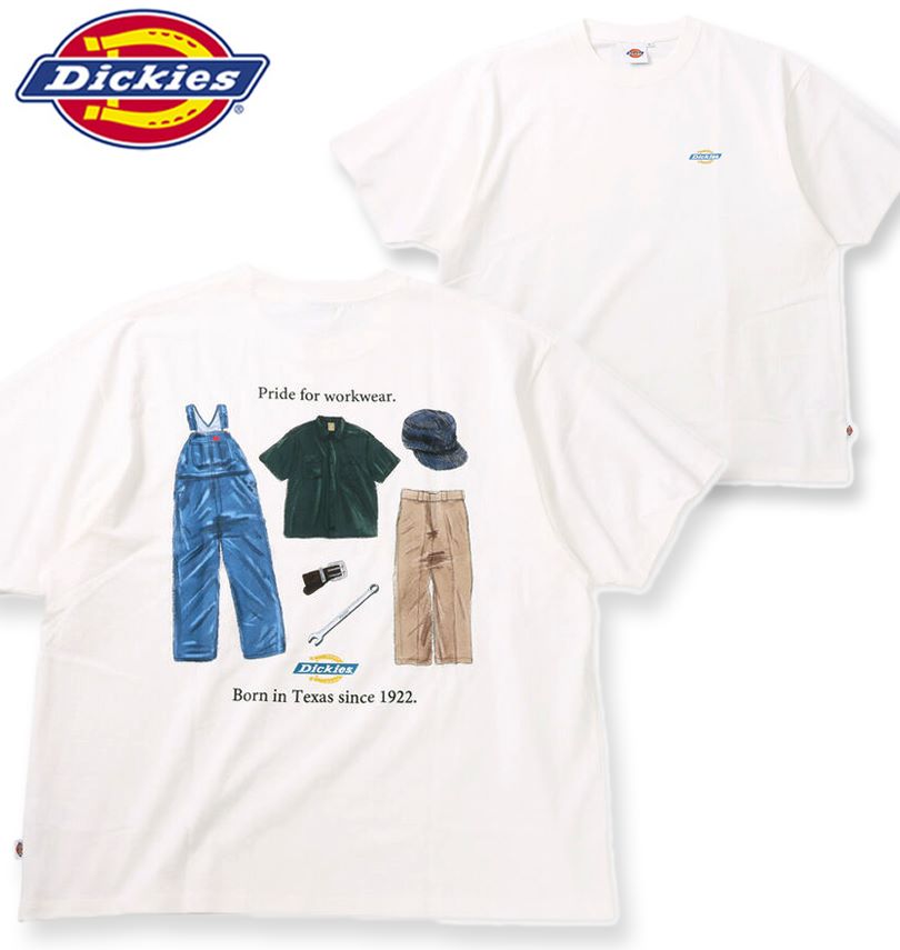 �礭�������� DICKIES �ϥ�ɥɥ������� Ⱦµ T����� �ۥ磻�� 3L 4L 5L ����̵��