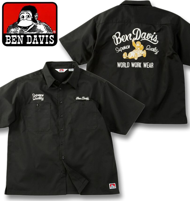 �礭�������� BEN DAVIS �졼���� ��ȥ��ɽ� ��� Ⱦµ ����� �֥�å� 3L 4L 5L 6L ����̵��