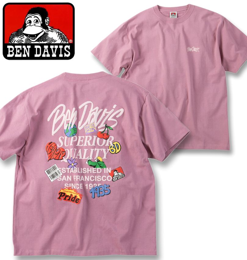 �礭�������� BEN DAVIS ���쥤�ȥե� Ⱦµ T����� ���쥤�å���ԥ� 3L 4L 5L 6L ����̵��