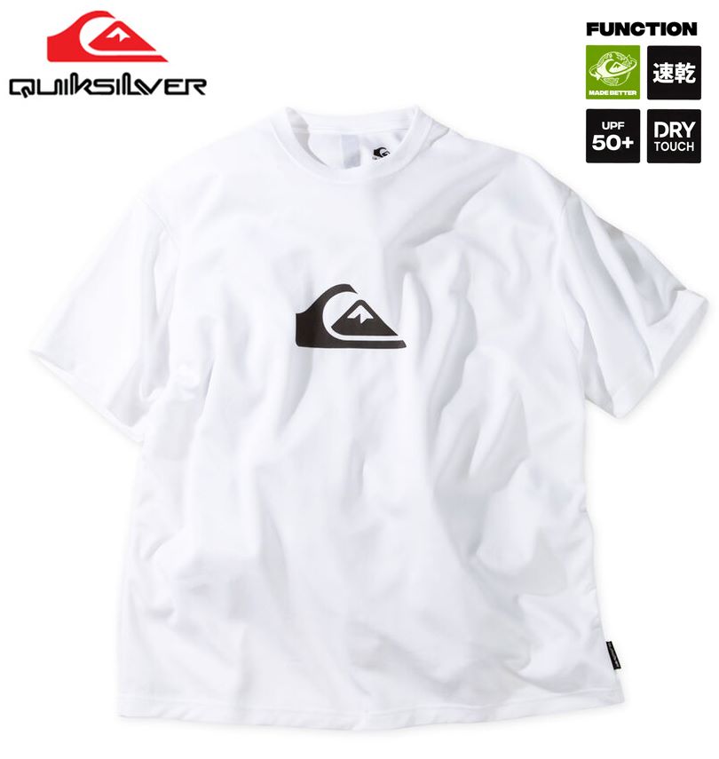 �礭�������� Quiksilver �����å�����С� COMP LOGO Ⱦµ ��å��奬���� T����� �ۥ磻�� 3L 4L 5L 6L ����̵��