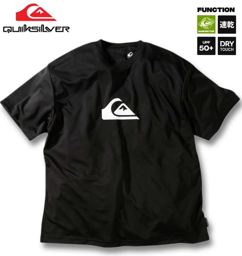 �礭�������� Quiksilver �����å�����С� COMP LOGO Ⱦµ ��å��奬���� T����� �֥�å� 3L 4L 5L 6L ����̵��