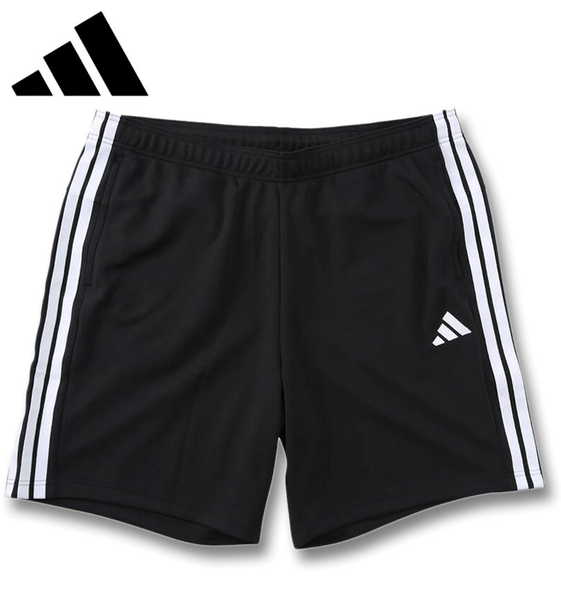�礭�������� adidas ���ǥ����� MH 3ST �ϡ��եѥ�� ���硼�ȥѥ�� �֥�å� 4XL 5XL ����̵��