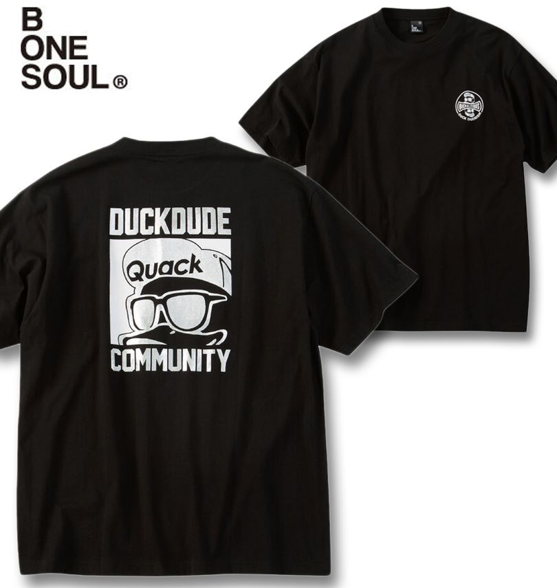 �礭�������� b-one-soul DUCK DUDE ����С��ץ��� Ⱦµ T����� �֥�å� 3L 4L 5L 6L ����̵��